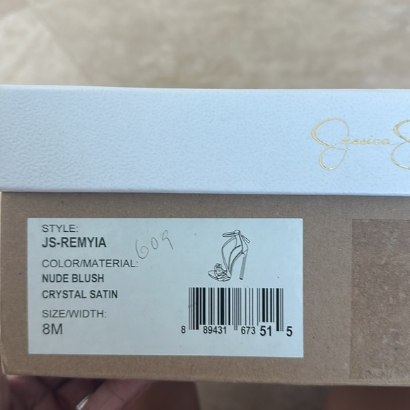 BNNW Jessica Simpson Elegant Nude Blush Heels - Picture 5 of 5